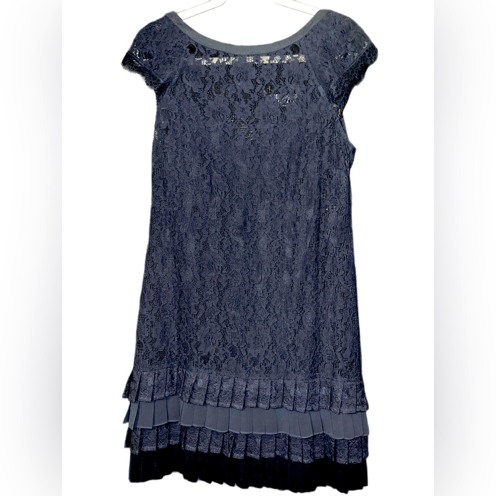 Jessica Simpson layered ruffle lace dress